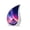 Northern_lights-1, variant on VALERASH Keepsake Mountain Funeral Urns for Adult Male - Small Red Drop Urn for Ashes for Women Northern Light Urns for Human Ashes- 3 Inch