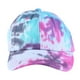 thumbnail image 5 of Gorra de béisbol Bandhnu de algodón con visera en degradado de siete colores para exteriores (cian), 5 of 6