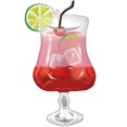 thumbnail image 2 of Gin Fizz Hawiian Drink Balloon 37", 2 of 2