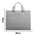 thumbnail image 2 of Waterproof Oxford Handle Document Bag Handbag Briefcase For Folders Organizer, 2 of 5