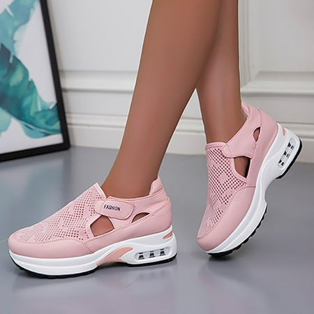 

Bxzhiri Hollow Out Women s Ladies Mesh Shoes Sneakers Footwear Flat Breathable Shoes