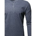 thumbnail image 4 of FashionOutfit Men's Thermal Henley Crew Neck Long Sleeve T-Shirt, 4 of 4
