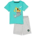 thumbnail image 1 of Kids Headquarters boys 2 Pieces Shorts Set, Pool Green, 3T US, 1 of 3