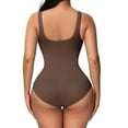 thumbnail image 5 of Women Waist Trainer Bodysuit Slim Full Body Shapewear Seamless Round Neck Jumpsuits Tummy Control Tops, 5 of 5