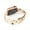 Cow's Milk Toffee, variant on Light Resin Strap Compatible with Apple Watch Band for Women 38/40/41/42/44/45/46/49mm, Fashion and Durable Strap with Stainless Steel Buckle for iWatch Series 10/9/8/7/6/5/4/3/2/1/SE/Ultra