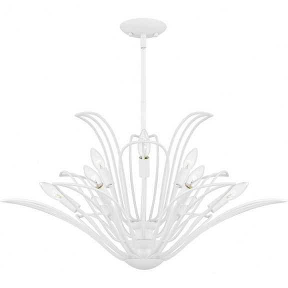 TLH5032SW Quoizel Lighting Tallulah - 9 Light Chandelier-16 Inch Tall and 32 Inch Wide