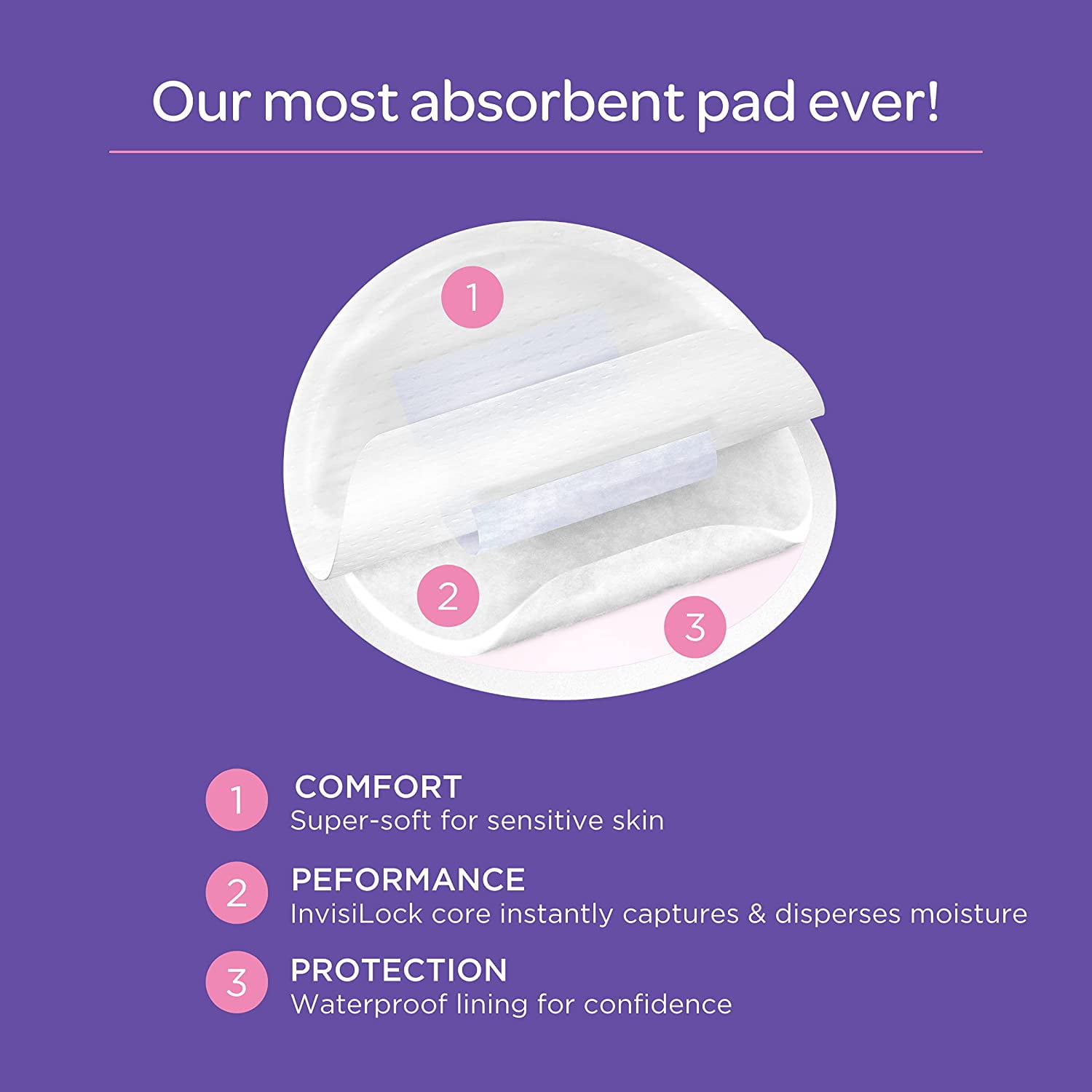 Lansinoh Stay Dry Disposable Nursing Pads, Soft and Super Absorbent Breast  Pads, Breastfeeding Essentials for Moms, 100 Count