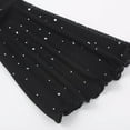 thumbnail image 3 of adviicd Women Mesh Tops Rhinestone Tops Long Bell Sleeve Blouses Glitter Shirts Sexy Clubwear Outfits Party Top Blouses (Black, S), 3 of 8