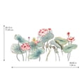 thumbnail image 4 of Lotus Garden XL Peel and Stick Giant Wall Decal, 4 of 7