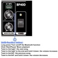 thumbnail image 4 of Amplificador eléctrico para guitarra acústica Coolmusic BP40D 80W, 4 of 6
