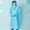 01 Blue, variant on Awenio Rain Jacket Women Raincoats For Women Men Reusable Portable Waterproof Long Rain Ponchos with Hoods
