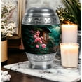 thumbnail image 6 of SABURIAL Rose Urn - Large Urns For Human Ashes Adult Man - Funeral Urns - Decorative Burial Urn For Mom & Dad - Combo Of 10 Inch & 3 Inch, 6 of 7