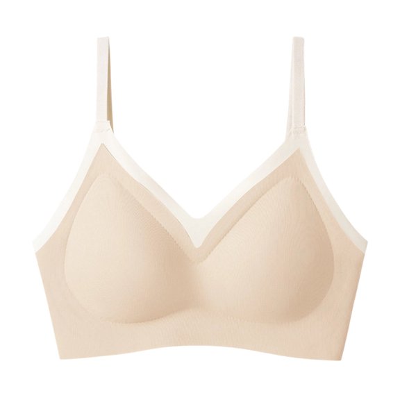 Tbopshirt Bras for Women Wireless Push Up Bra with Comfortable Fixed Cups and Shoulder Straps.