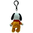 thumbnail image 4 of JINX Snoopy in Space Snoopy in Orange Astronaut Suit Clipsters Toy, 4-in Plush Hangers from Apple TV+ Series for Fans Ages 3+, 4 of 4