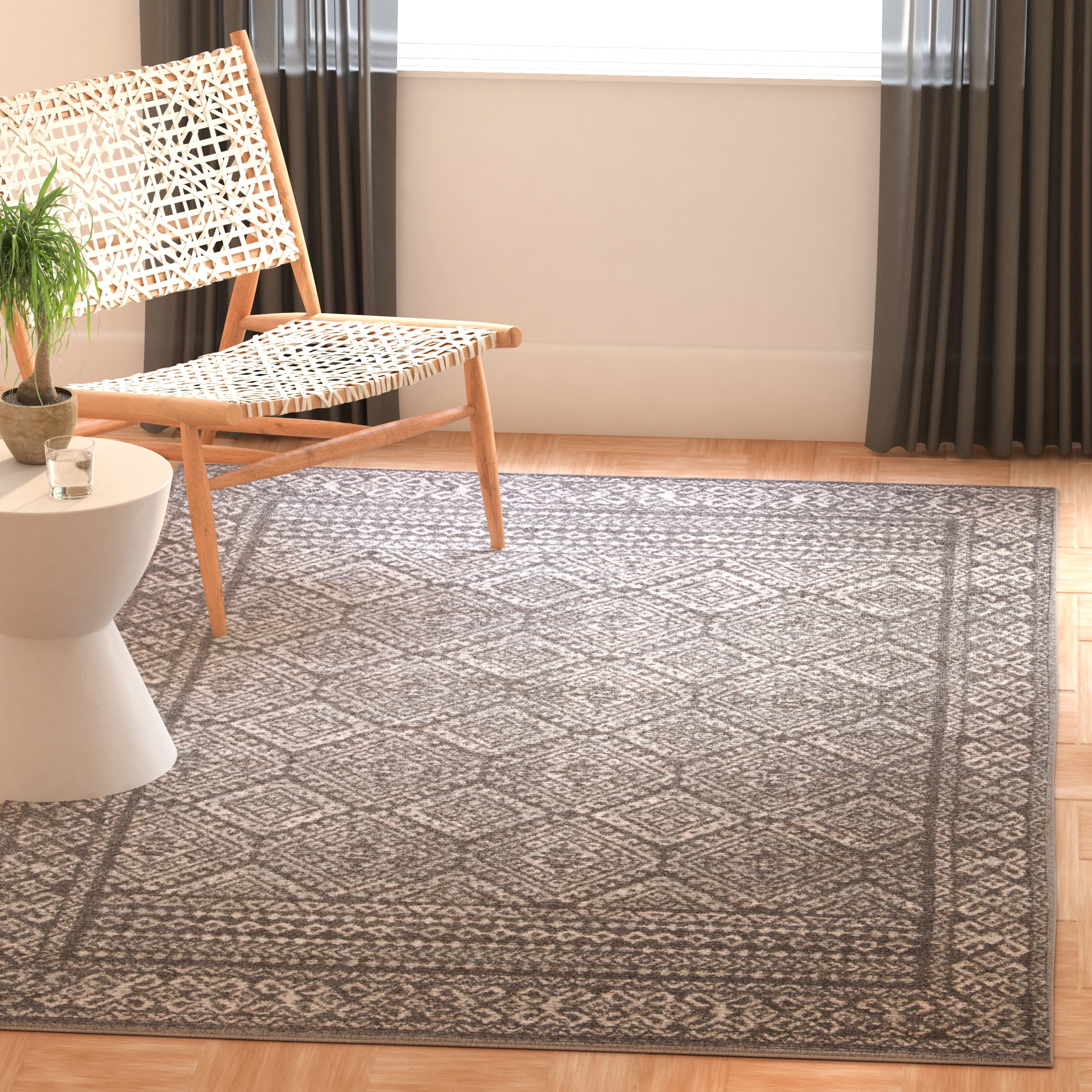 Safavieh Tulum Ophelia Oriental Area Rug, Dark Gray/Ivory, 12' x 15'