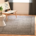thumbnail image 4 of SAFAVIEH Tulum Ophelia Bordered Geometric Area Rug, Dark Grey/Ivory, 6'7" x 6'7" Square, 4 of 10