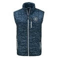 thumbnail image 2 of Men's Cutter & Buck Navy New York City FC Rainier PrimaLoft- Eco Insulated Printed Full-Zip Puffer Vest, 2 of 3