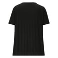 thumbnail image 6 of Bosfbaoi Womens Summer T-Shirts Short Sleeve V Neck Dolman Tops with Side Shirring Loose Fit Shirts Spring Fashion, 6 of 7