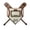 White, variant on Father's Day Baseball Photo Frame, Wooden Home Plate Keepsake for Dad with 3" Photo