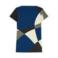 thumbnail image 3 of Birdeem Mode Femmes Mode T-Shirt Blouse à Manches Courtes à Col Rond Imprimé Hauts Amples, 3 of 6