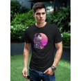 thumbnail image 2 of Pink Alien Cyborg T-Shirt Men -Image by Shutterstock, Male 3X-Large, 2 of 4