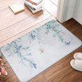 thumbnail image 5 of Green Bathroom Rug Green Bath Mat Leaf Bath Mat Leaf Bathroom Rug Eucalyptus Leaves Bathroom Mat 16"x24", 5 of 8