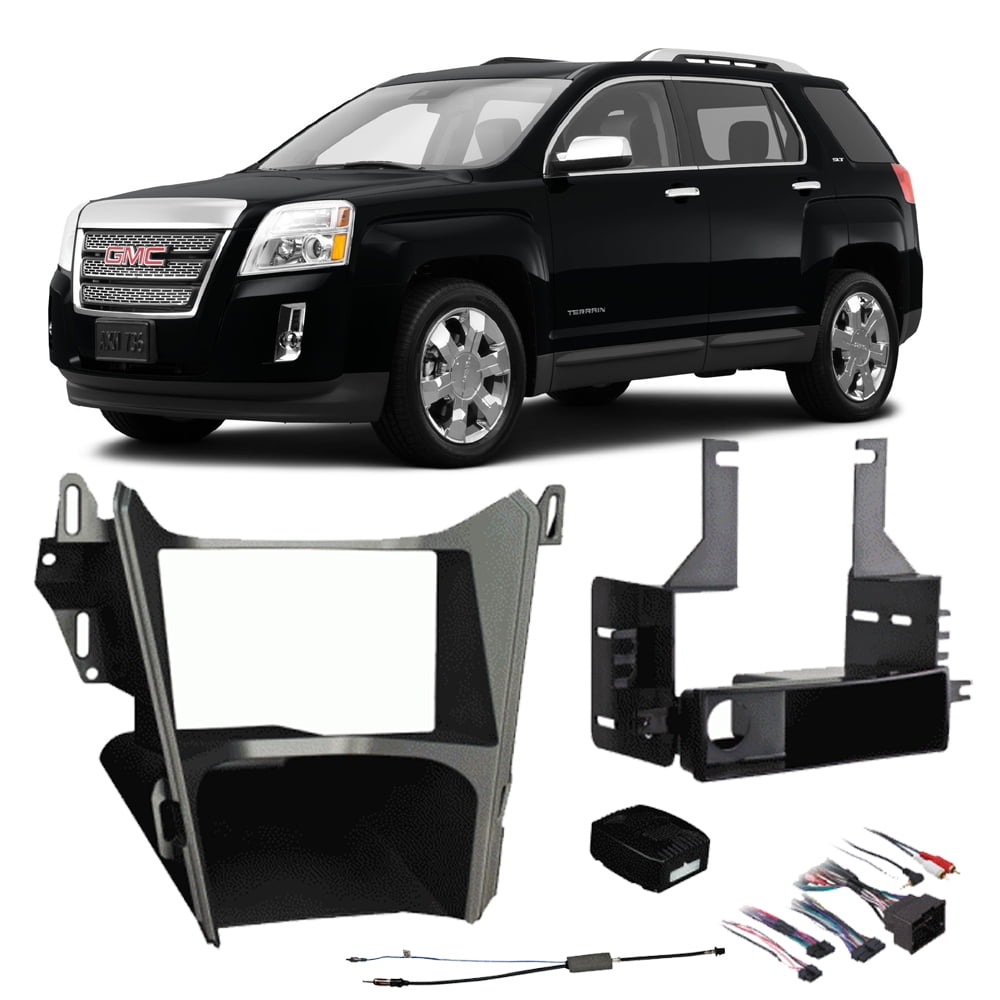 GMC Terrain 2010-2014 Single or Double DIN Stereo Harness Radio Install