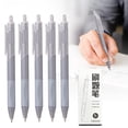 thumbnail image 2 of Gel Pens Fine Point Black Ink Smooth Writing Rollerball Pen Non Slip Grip Durable Clip No Bleed Writing Pen Multi Color Barrel Option for Journaling Note Taking Office Daily Writing Use 5Pcs 0.5mm, 2 of 8