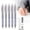 Gray, variant on HWHCGZ 5pcs Cute Retractable Pens Aesthetic Gel Pens Black Ink Writing Pens with 0.5 mm Smooth Fine Point Novelty Printing Pens Office Supplies for Women Men (Morandi 5color 5pcs)