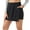 Black, variant on XBASW Womens Skorts Skirts Quick Dry Skorts Womens Athletic Workout Skirt with Pockets S-XL