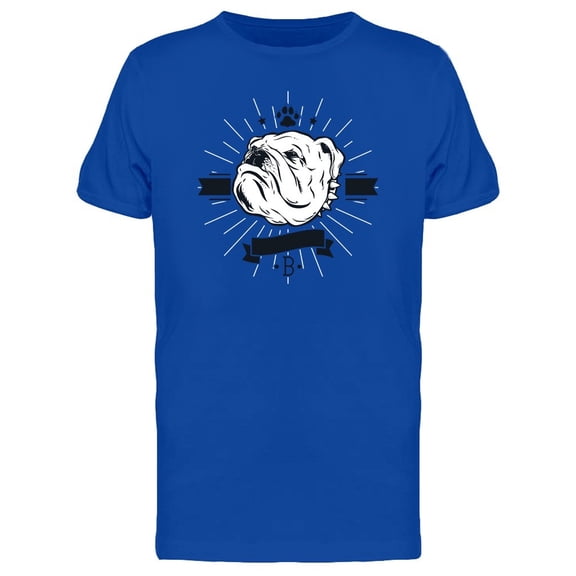 Cool Retro Bulldog Head Tee Men's -Image by Shutterstock