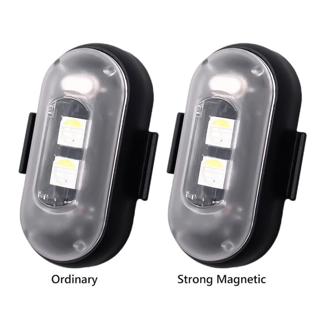 Luz de advertencia LED resistente al agua 10 modos para aviones (magnético) Ndcxsfigh Accesorios para autos y motos
