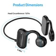 thumbnail image 2 of iMountek Bone Conduction Headphones Open-Ear with Mic MMC Card Support for Workout, Running, Gym, Hiking, Cycling, 2 of 6