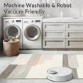 thumbnail image 5 of ODIKA 5'x7' Machine Washable Non-Slip Area Rug, Abstract Horizon Line for Modern Interior High Traffic Rug, Gray, 121978, 5 of 7