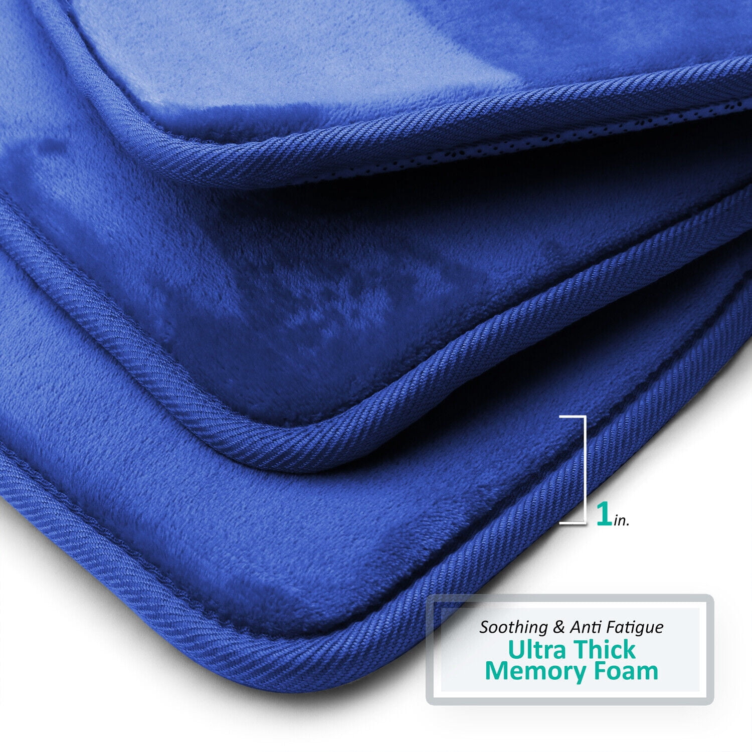 SAYFUT Memory Foam 3 PC Bathroom Rug Absorbent Bath Mat Set Small Large and Contour Rug