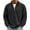 04#Black, variant on Dwelliawo Men's Lightweight Sweatshirts Oversized 1/4 Zip Lapel Mock Neck Sweatshirts Winter Casual Collared Sweatshirt Pullover Green L