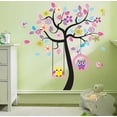 thumbnail image 4 of Vinil Decorativo Infantil Árbol Búhos Columpio Sala Cuarto Dara Baby Syene VinDe176, 4 of 5