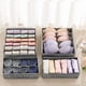 thumbnail image 2 of SONGMICS Organizador de Cajones, Juego de 4, Divisores de Armario Plegables para Sujetadores, Ropa Interior, Calcetines URYUS04LG, 2 of 5