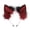 Black Red, variant on Faux Fur Fox Cat Ear Headband, Plush Cosplay Hair Hoop Party Costume Hair Accessories for Women