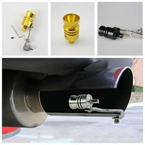 Anvazise Durable Car Turbo Sound Muffler Exhaust Pipe Blow-off Vale Simulator Whistle Black One Size