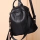 thumbnail image 3 of Minnieouse Mochila negra con capas de piel de vacuno de primera calidad: resistente al agua y a los arañazos para la escuela y el trabajo Mochilas, 3 of 6