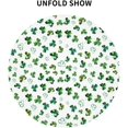 thumbnail image 6 of St Patricks Day Tablecloth Round 60×60 Inch, Spring Watercolor Luck Shamrock Tablecloth Lucky Clover Washable Table Cover for Party Picnic Dinner Decor, 6 of 6