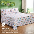 thumbnail image 2 of Juego de Sábanas Infantiles Dreamlab Microfibra Suave Diseño Estampado para niño 3 Piezas Tamaño Individual Dinosaurios, 2 of 9