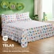thumbnail image 2 of Juego de Sábanas Infantiles Dreamlab Microfibra Suave Diseño Estampado para niño 3 Piezas Tamaño Individual Dinosaurios, 2 of 9