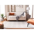 thumbnail image 3 of Safavieh Dhurries Edgar Geometric Area Rug, Gray/Ivory, 3' x 5', 3 of 11