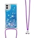 thumbnail image 1 of Funda FOXDOCK para iPhone 11 con Cuerda Ajustable, Brillo Líquido, Protección Antigolpes y Lente – Ideal para Regalo, 1 of 6