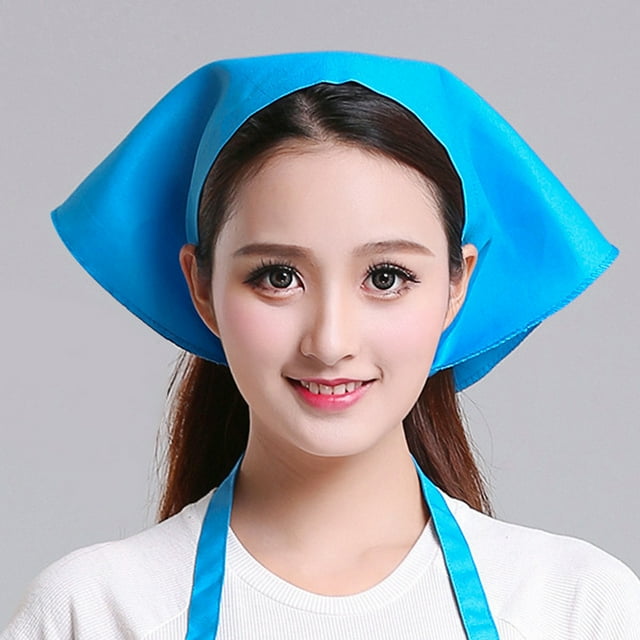 Apron And Sleeve Set Waiter Men And Women Kitchen Work Turban Hat Kitchen Supplies Kitchen Apron