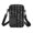 Black American Flag, variant on Chririnla Mexico Flag Print 2 Layer Crossbody Bag for Daily Commute Travel, Portable Adjustable Case Strap Cell Phone Purse