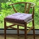 thumbnail image 2 of Nvzi Soft Velvet Chair Pads with Ties Comfy Solid Seat Cushion for Dining Chairs, Office Chairs, Hardwood Floors (Pink, 16x16), 2 of 5
