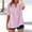 Pink, variant on WCJM T Shirt -Long -Sleeve -Kid Womens Women's Long Sleeve T-Shirt Loose Shirt Top Stand Solid Color Sleeve Collar Casual Women's Shirt Women's Shirt